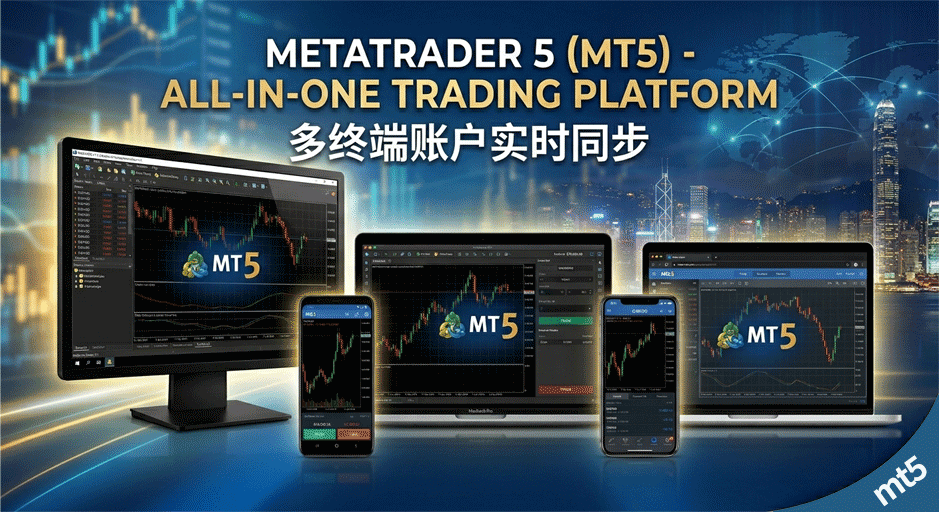 MetaTrader 5 Windows 桌面版界面